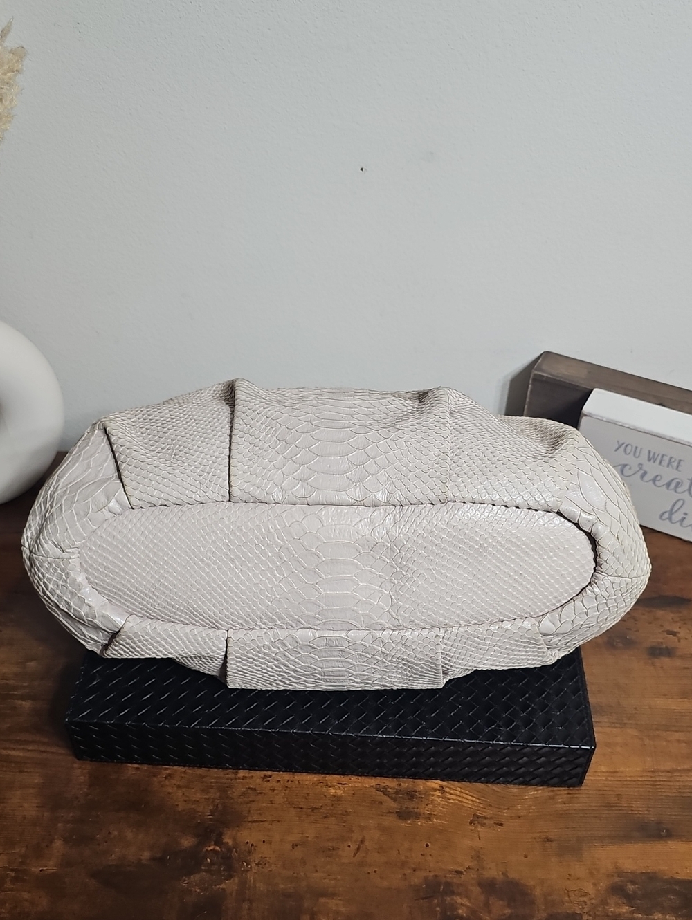 Coach Madison Sophia Python-Embossed Leather Satchel K1098-16346 - Picture 5 of 16
